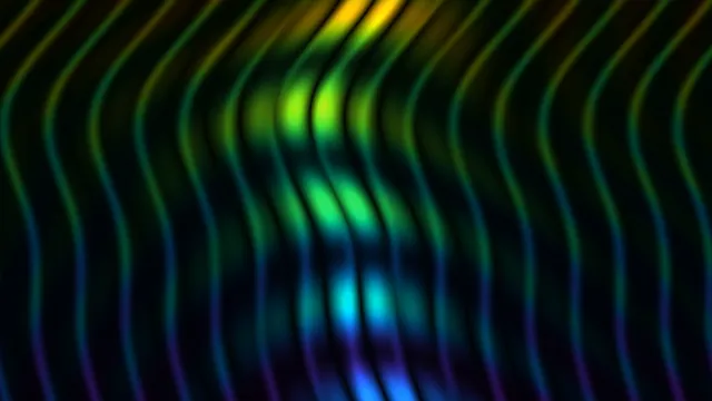 Chromatic arcs across a field of shadow — abstract wallpaper at 3840x2160