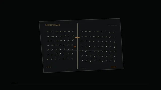 Vector field diagram in amber and black — vector field wallpaper at 3840x2160