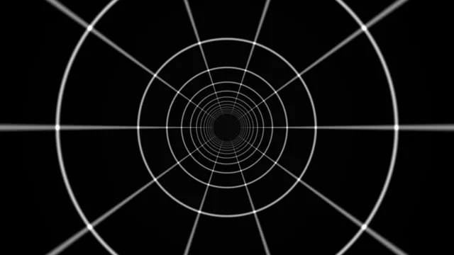 Concentric radar geometry in monochrome light — concentric rings wallpaper at 3840x2160
