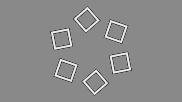 White outlined squares in black negative space — geometric wallpaper at 3840x2160