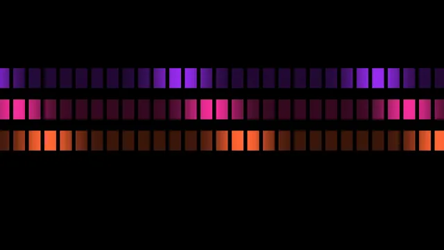 Three Rows of Violet, Pink and Orange Light — geometric wallpaper at 3840x2160
