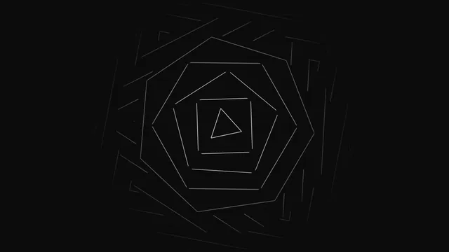 Concentric geometric lines in black and white — geometric wallpaper at 3840x2160