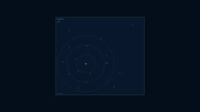 Orbital Rings in a Deep Blue Field — orbital diagram wallpaper at 3840x2160