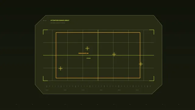 Attention Sonar Array in Olive and Amber — sonar array wallpaper at 3840x2160