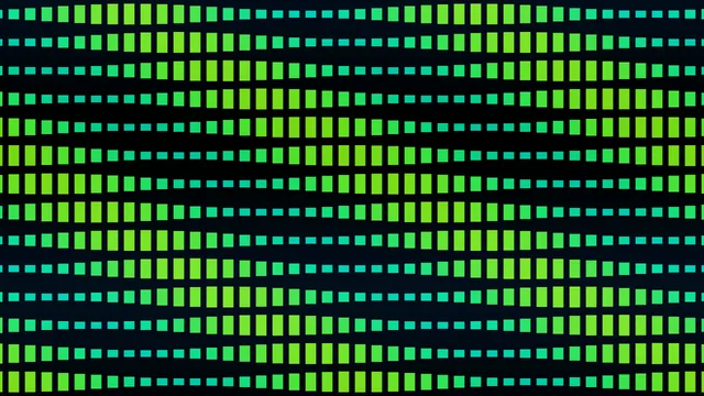 Emerald Bars Across a Black Grid — geometric wallpaper at 3840x2160