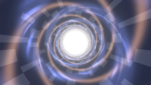 Concentric light tunnel in blue and lavender — concentric rings wallpaper at 3840x2160