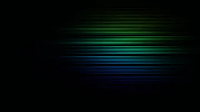 Emerald and cobalt lines across black space — abstract wallpaper at 3840x2160