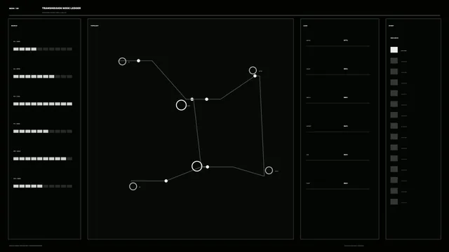 Monochrome transmission network diagram — network diagram wallpaper at 3840x2160