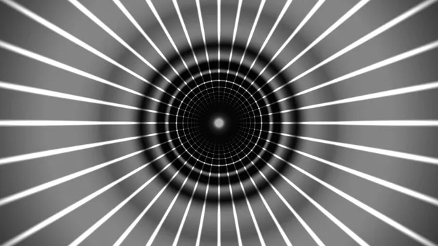 Concentric tunnel of light and geometric lines — concentric tunnel wallpaper at 3840x2160