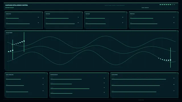 Sentiment Cascade Control Dashboard — analytics dashboard wallpaper at 3840x2160
