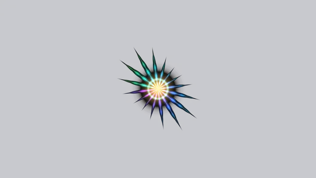 Prismatic starburst in deep midnight space — starburst wallpaper at 3840x2160