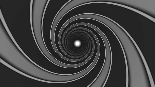 Monochrome spiral with a central point — spiral wallpaper at 3840x2160