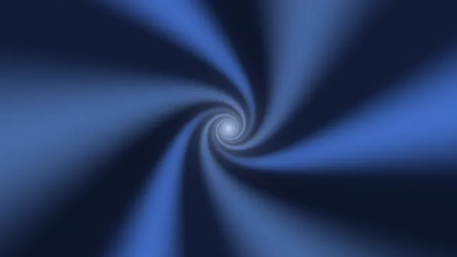 Blue spiral vortex with a luminous center — blue spiral wallpaper at 3840x2160