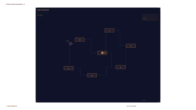 Cabinet succession graph in copper and navy — succession graph wallpaper at 3840x2160