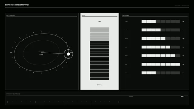 Monochrome Orbital Control Interface — monochrome wallpaper at 3840x2160