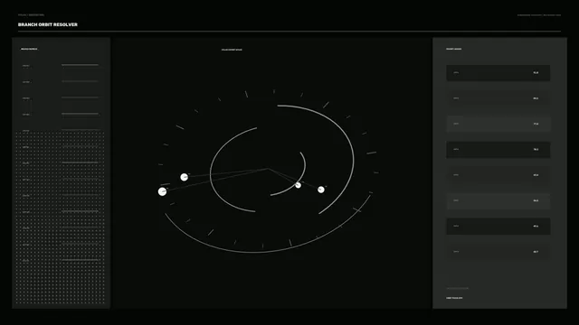 Orbital diagram in charcoal and white — orbital diagram wallpaper at 3840x2160