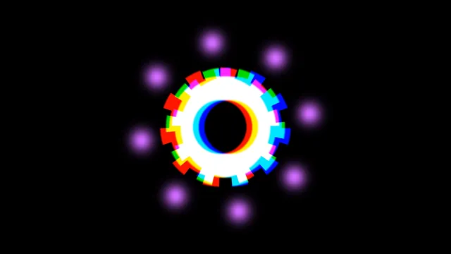 Prismatic ring with violet points of light — prismatic ring wallpaper at 3840x2160