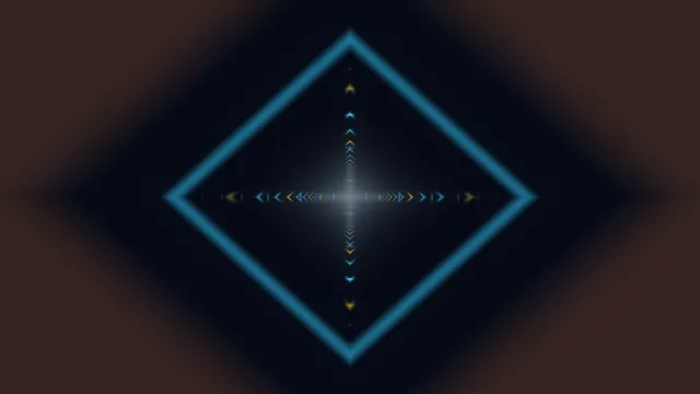 Cyan diamond with a luminous central axis — cyan diamond wallpaper at 3840x2160