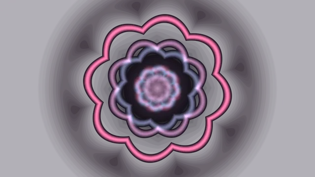 Neon flower mandala in layered pink light — neon flower wallpaper at 3840x2160