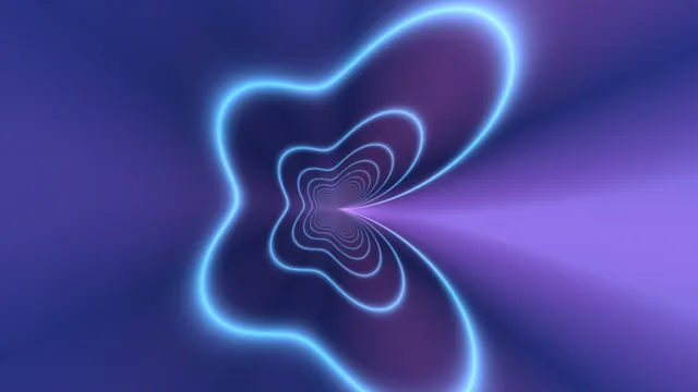 Luminous blue contours in a violet field — abstract wallpaper at 3840x2160