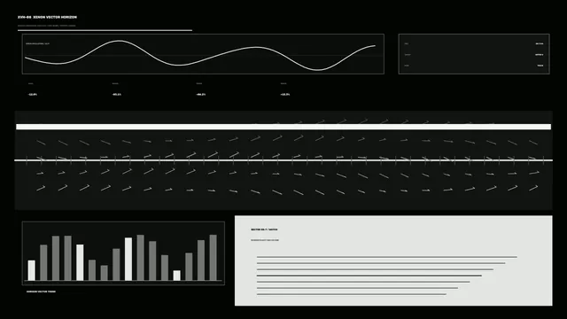 Monochrome Vector Horizon Data Board — monochrome wallpaper at 3840x2160