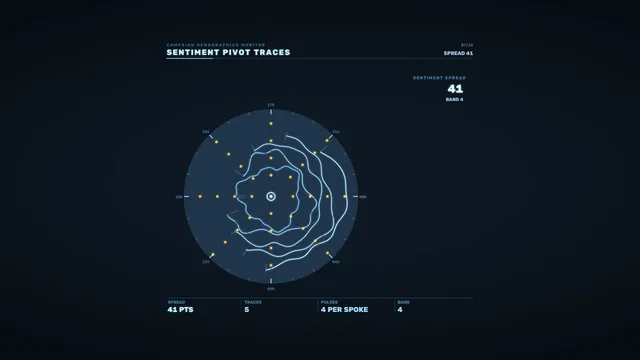 Luminous radial traces on a dark field — radial diagram wallpaper at 3840x2160