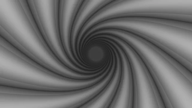 Monochrome spiral with flowing concentric ridges — spiral wallpaper at 3840x2160