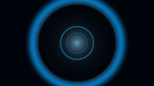 Concentric blue rings in a field of black — concentric rings wallpaper at 3840x2160