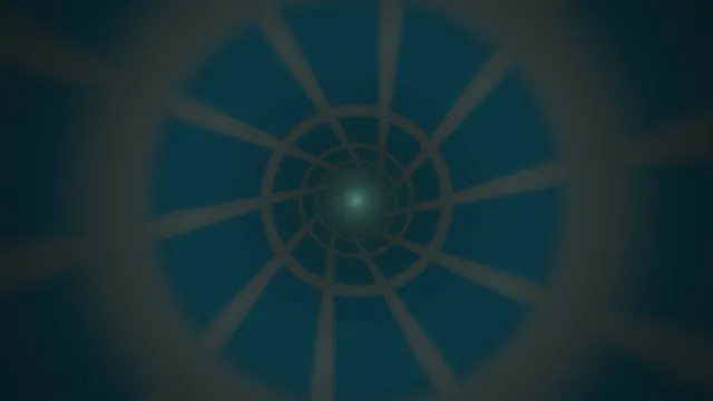 Concentric rings around a muted green light — concentric rings wallpaper at 3840x2160
