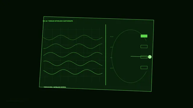Neon green terrain interlock cartograph — terrain chart wallpaper at 3840x2160