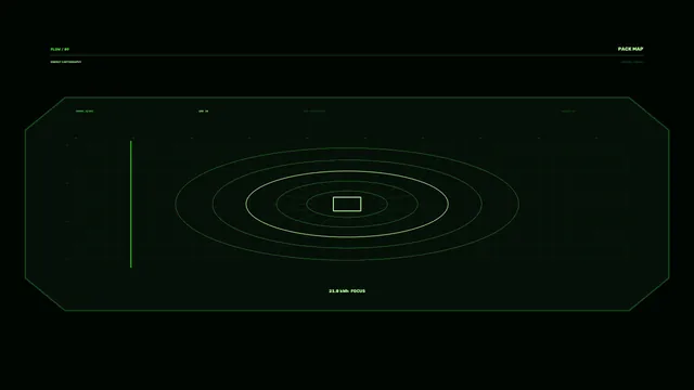 Green orbital diagram on a dark field — orbital diagram wallpaper at 3840x2160