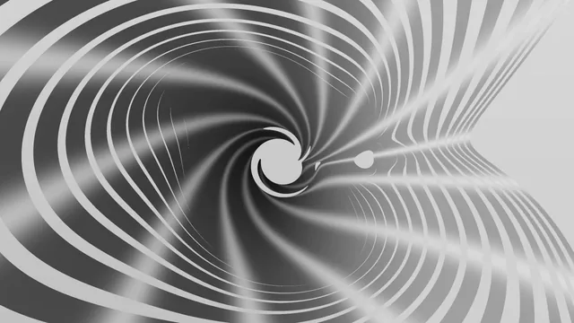 Monochrome vortex of flowing concentric lines — abstract vortex wallpaper at 3840x2160