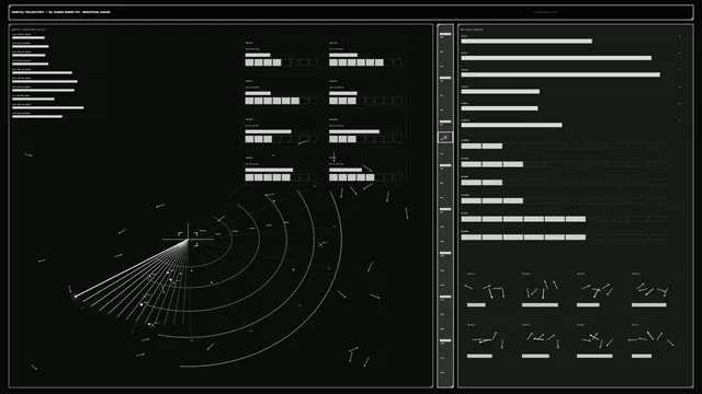 Orbital radar diagram in black and white — orbital diagram wallpaper at 3840x2160