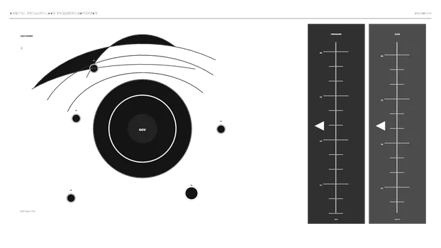 Orbital pressure governor diagram in monochrome — orbital diagram wallpaper at 3840x2160