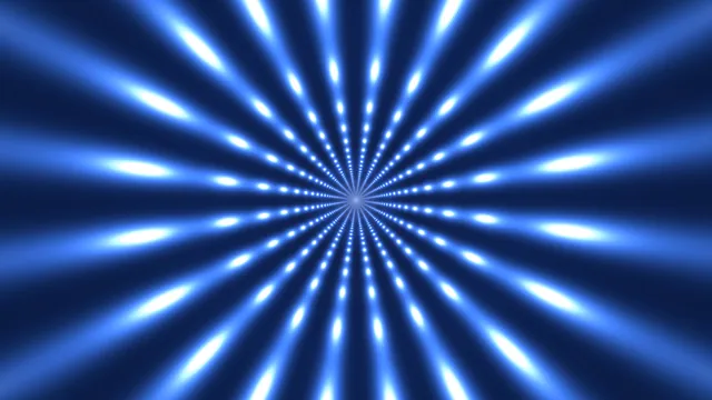 Blue Light Rays Converging Into a Radiant Point — blue light wallpaper at 3840x2160