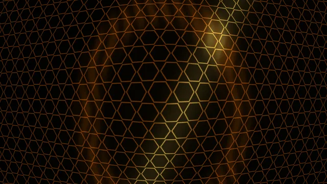Amber hexagon lattice over a field of shadow — hexagon lattice wallpaper at 3840x2160
