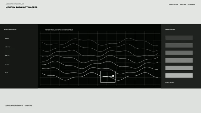 Memory Topology Mapper with Waveform Grid — memory topology wallpaper at 3840x2160