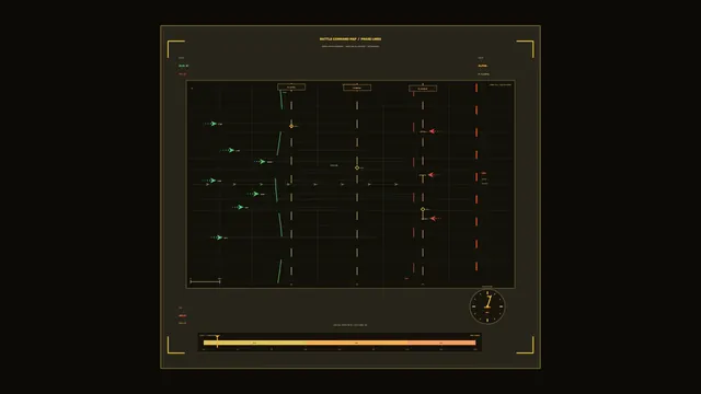 Dark battle command map with phase lines — battle command map wallpaper at 3840x2160