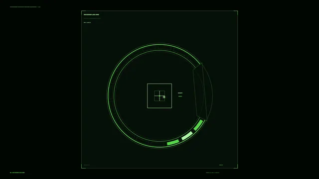 Green Successor Lock Ring Interface — green wallpaper at 3840x2160