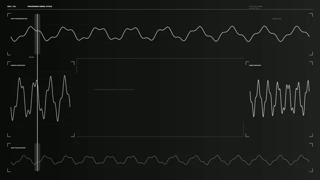 Monochrome signal diagram with pulse traces — waveform wallpaper at 3840x2160