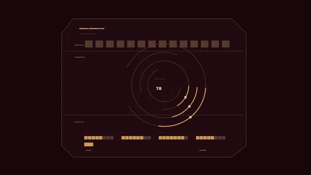 Consensus interface with concentric signal rings — interface wallpaper at 3840x2160