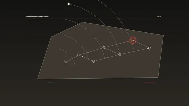 Orbital route diagram in charcoal and red — orbital diagram wallpaper at 3840x2160