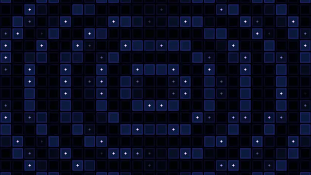 Midnight grid with scattered points of light — geometric grid wallpaper at 3840x2160