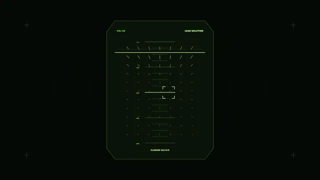 Green tactical interface on a dark field — green interface wallpaper at 3840x2160