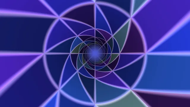 Violet concentric geometry with a luminous center — geometric wallpaper at 3840x2160