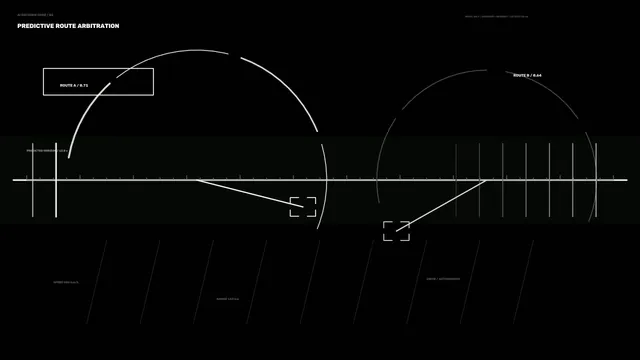 Predictive Route Arbitratio­n in Monochrome Lines — predictive routing wallpaper at 3840x2160