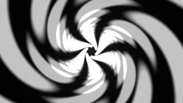 Monochrome spiral of light and negative space — abstract spiral wallpaper at 3840x2160