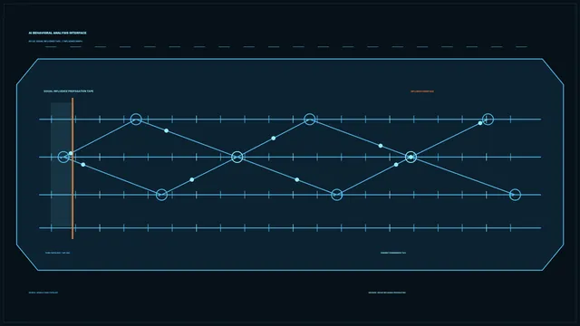 Cyan influence graph on a dark field — network diagram wallpaper at 3840x2160