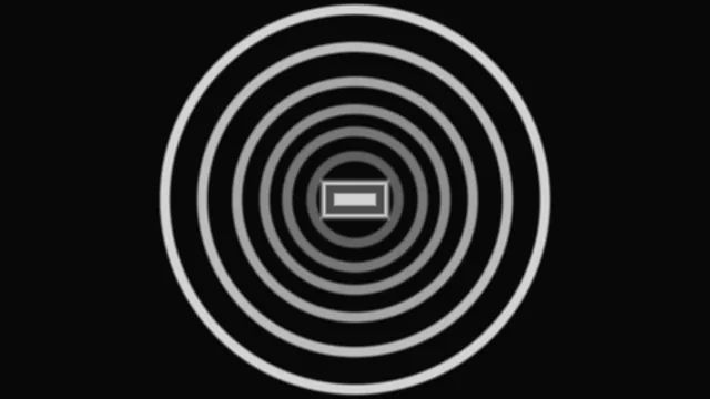 Concentric rings with a luminous central rectangle — concentric rings wallpaper at 3840x2160