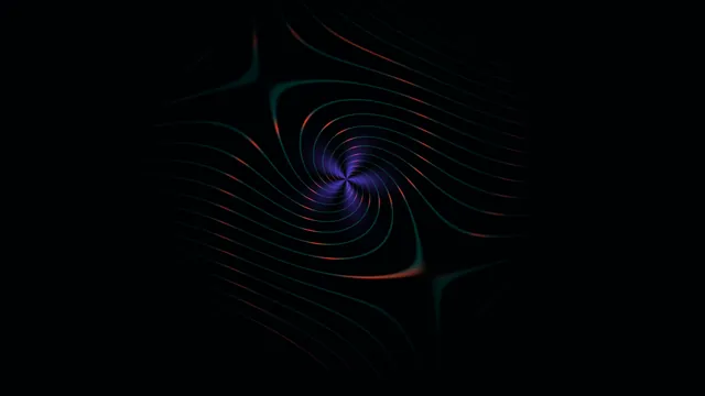 Luminous spiral lines in a field of darkness — abstract wallpaper at 3840x2160